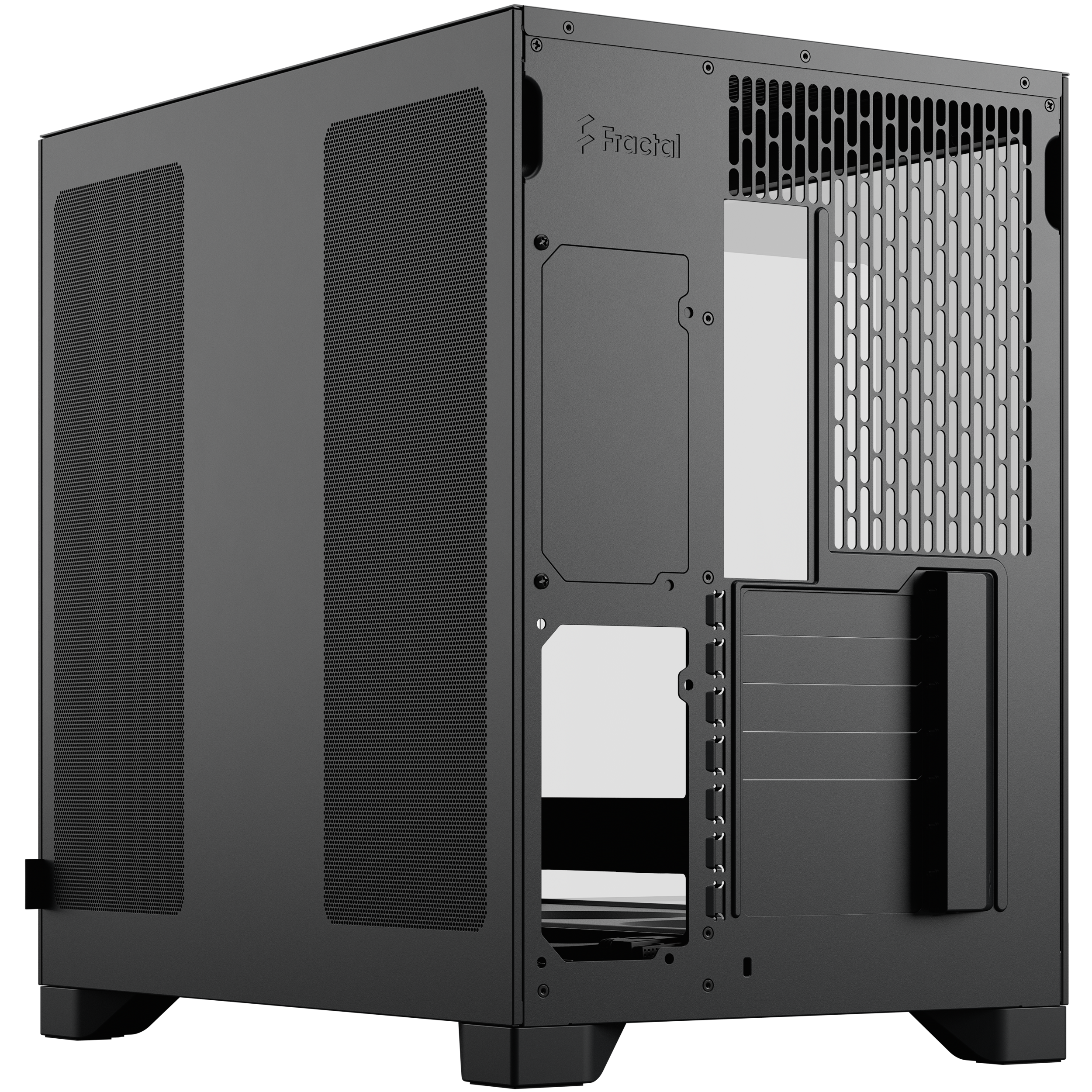 A large main feature product image of Fractal Design Pop 2 Vision TG Mid Tower Case (Black)