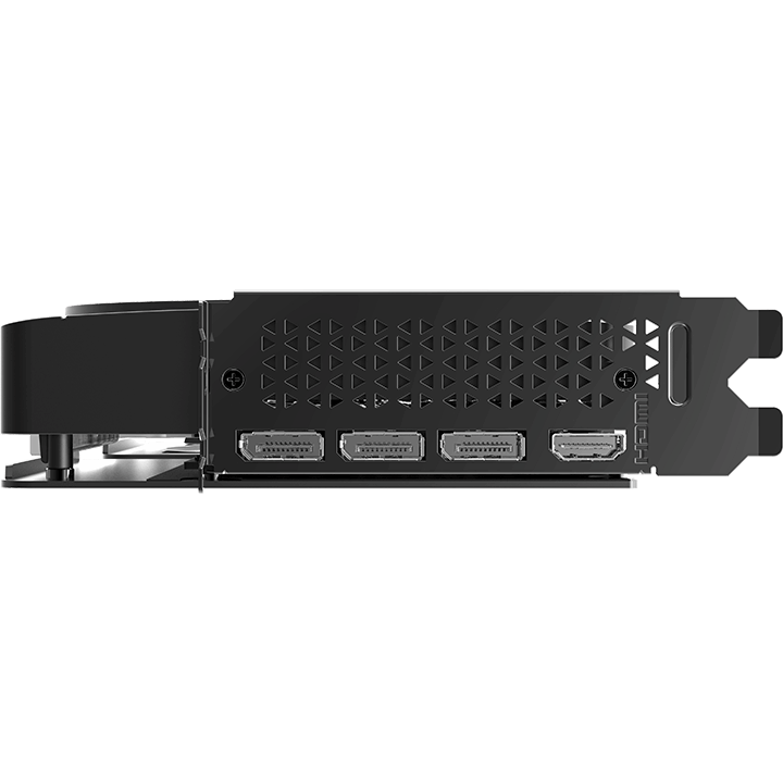 A large main feature product image of PNY GeForce RTX 5080 Dual Fan Slim OC 16GB GDDR7