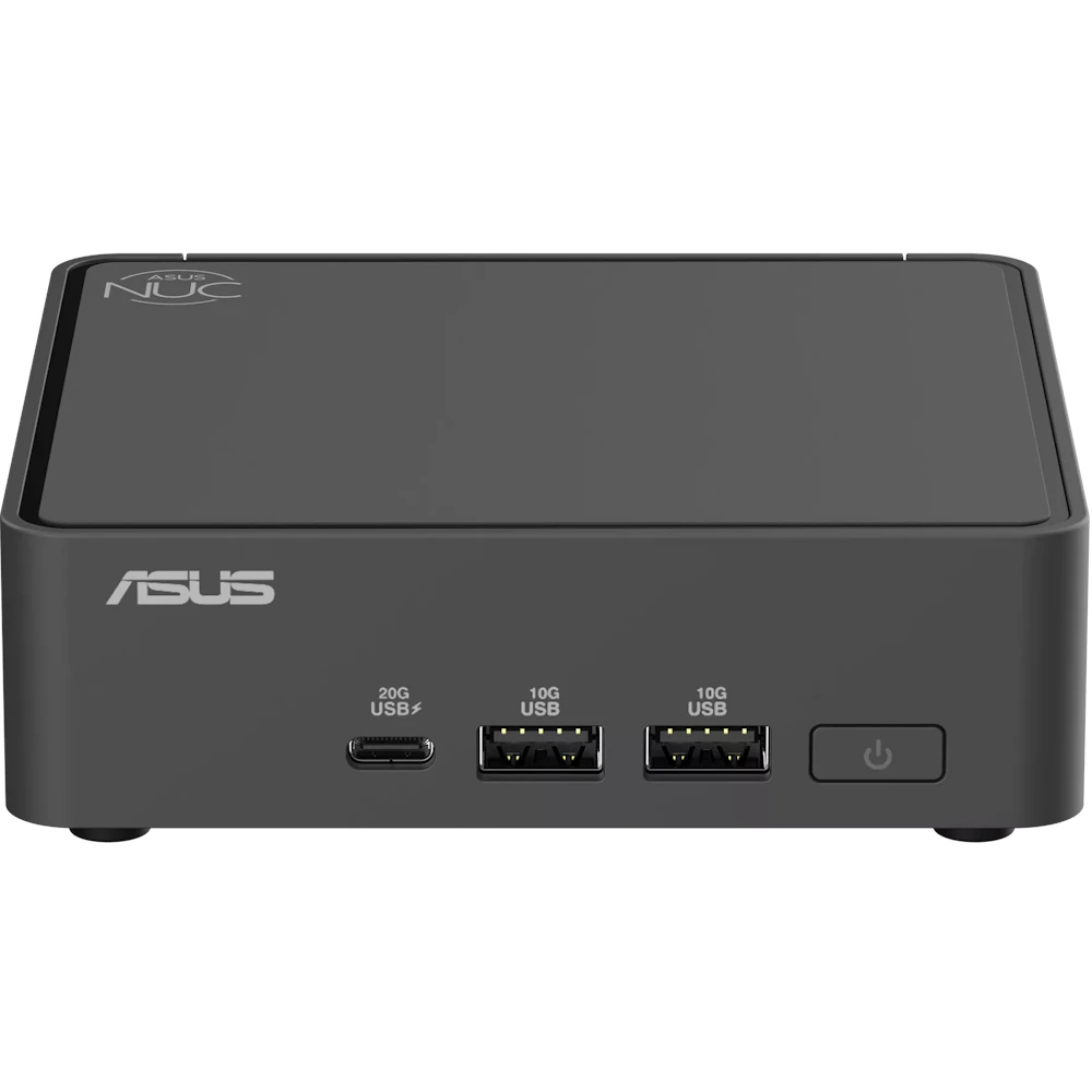 A large main feature product image of EX-DEMO ASUS NUC 15 Pro Core 5 210H Slim Barebones Mini PC