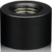 A product image of Thermal Grizzly DeltaMate Extender FF14 - G1/4" 14mm Female-Female Joiner Fitting (Black)