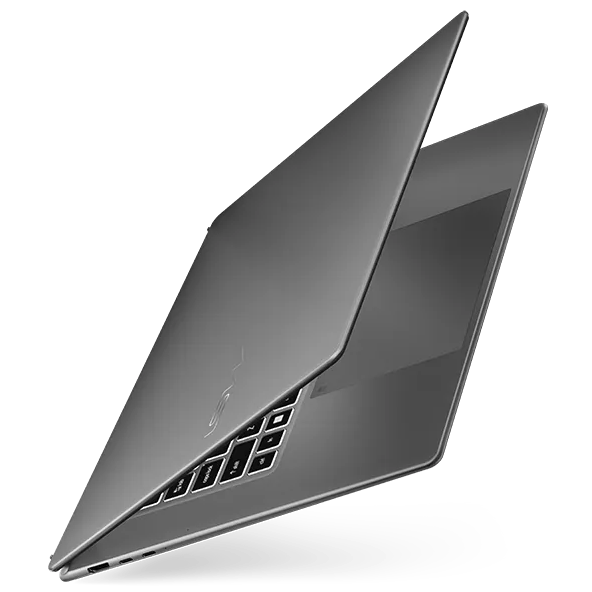 A large main feature product image of MSI Prestige 16 AI+ (C3M) - 16" 2.8K OLED, Ultra X7 358H, 32GB/2TB - Win 11 Notebook (Platinum Grey)