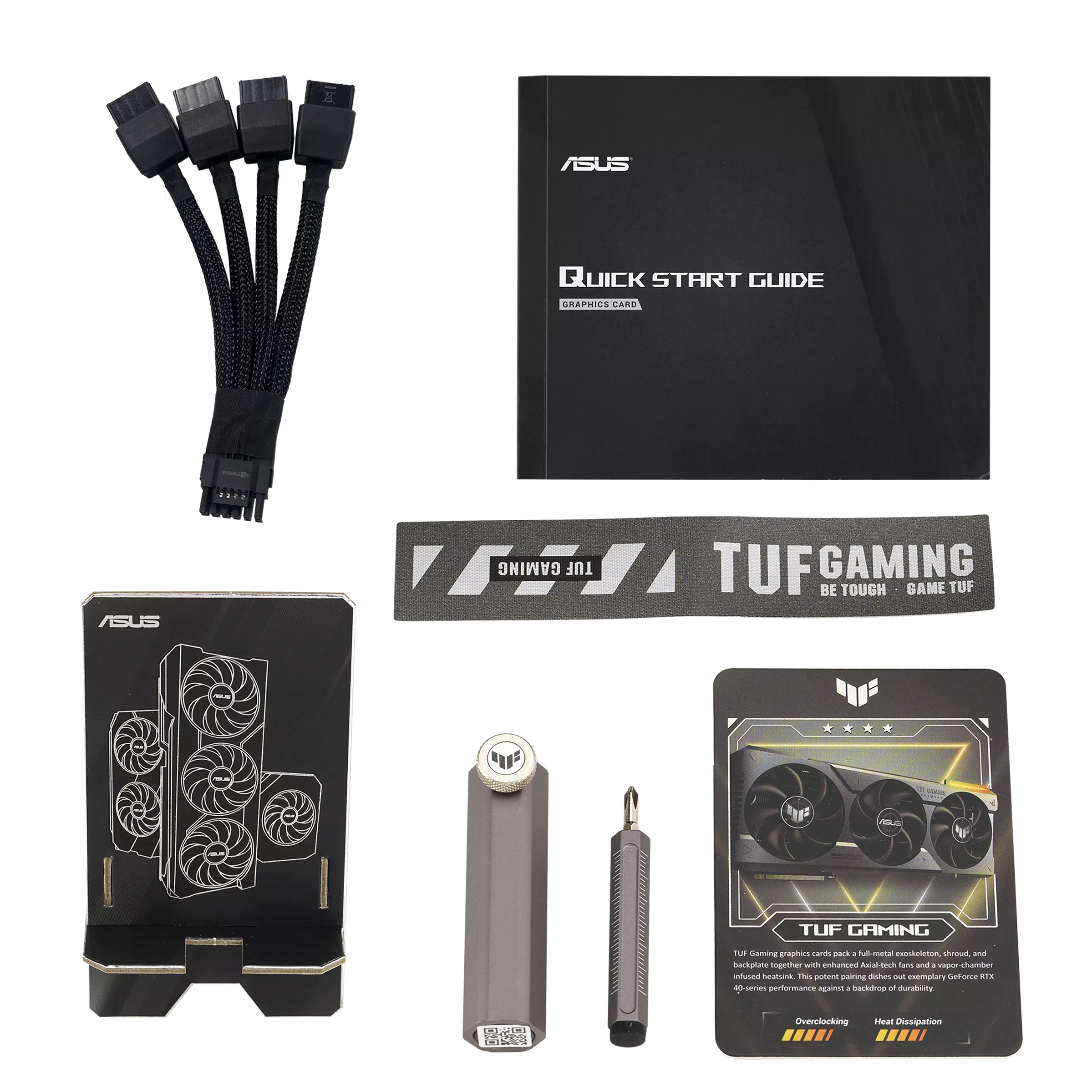 A large main feature product image of EX-DEMO ASUS GeForce RTX 4090 TUF Gaming OC 24GB GDDR6X