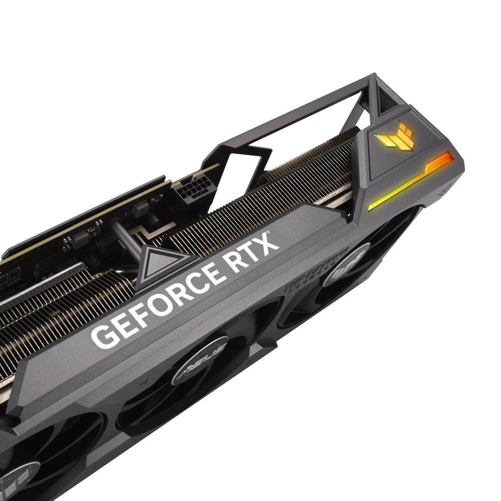 A large main feature product image of EX-DEMO ASUS GeForce RTX 4090 TUF Gaming OC 24GB GDDR6X