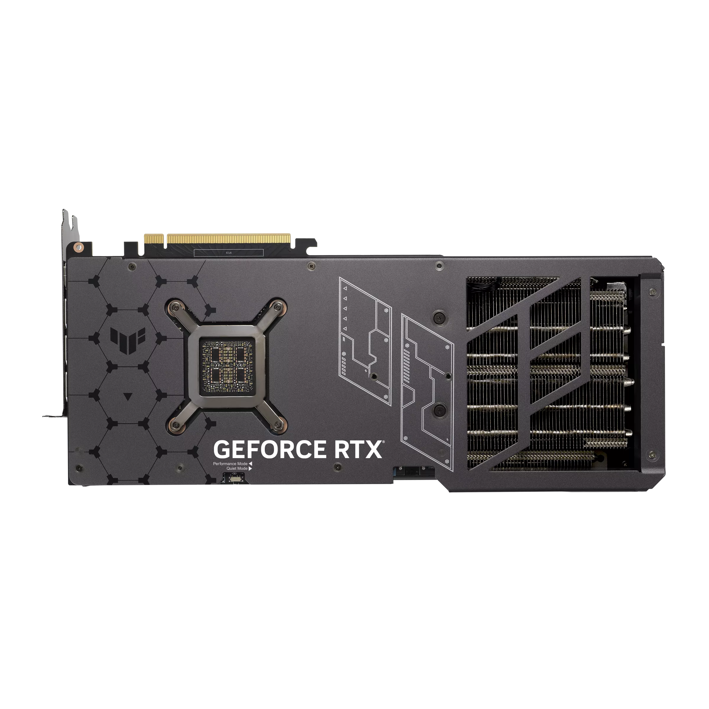 A large main feature product image of EX-DEMO ASUS GeForce RTX 4090 TUF Gaming OC 24GB GDDR6X