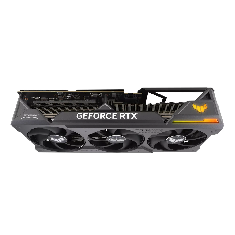 A large main feature product image of EX-DEMO ASUS GeForce RTX 4090 TUF Gaming OC 24GB GDDR6X