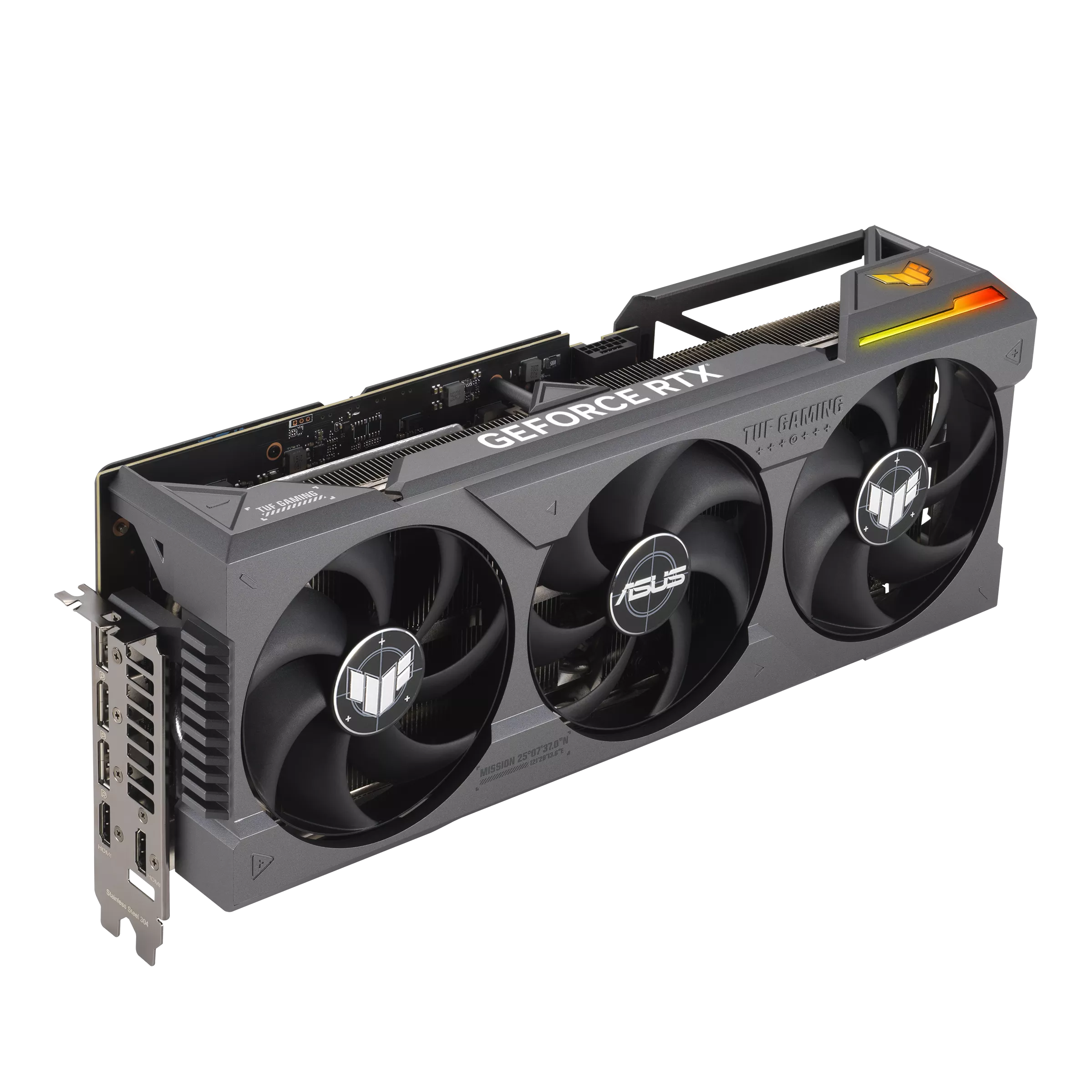 A large main feature product image of EX-DEMO ASUS GeForce RTX 4090 TUF Gaming OC 24GB GDDR6X