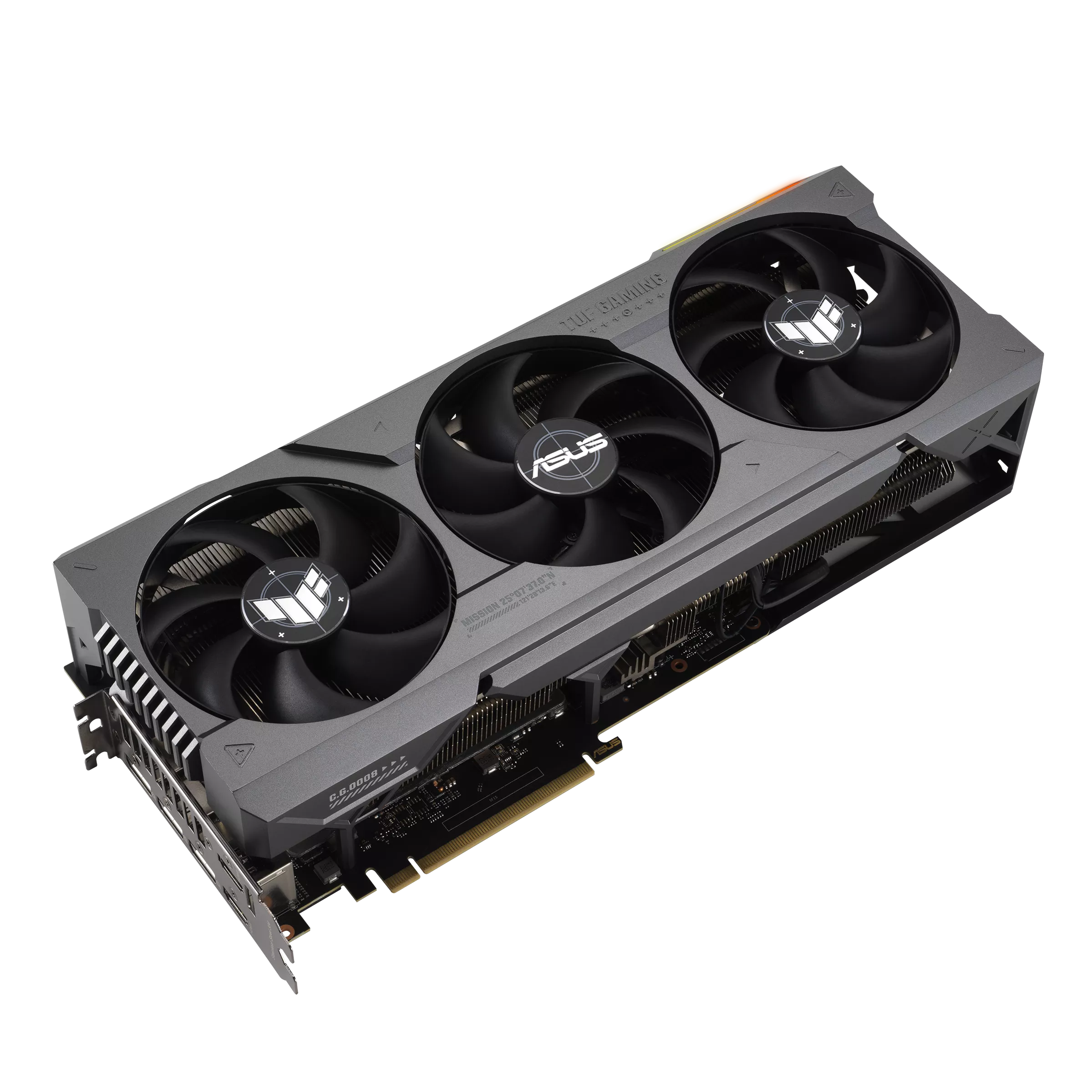 A large main feature product image of EX-DEMO ASUS GeForce RTX 4090 TUF Gaming OC 24GB GDDR6X