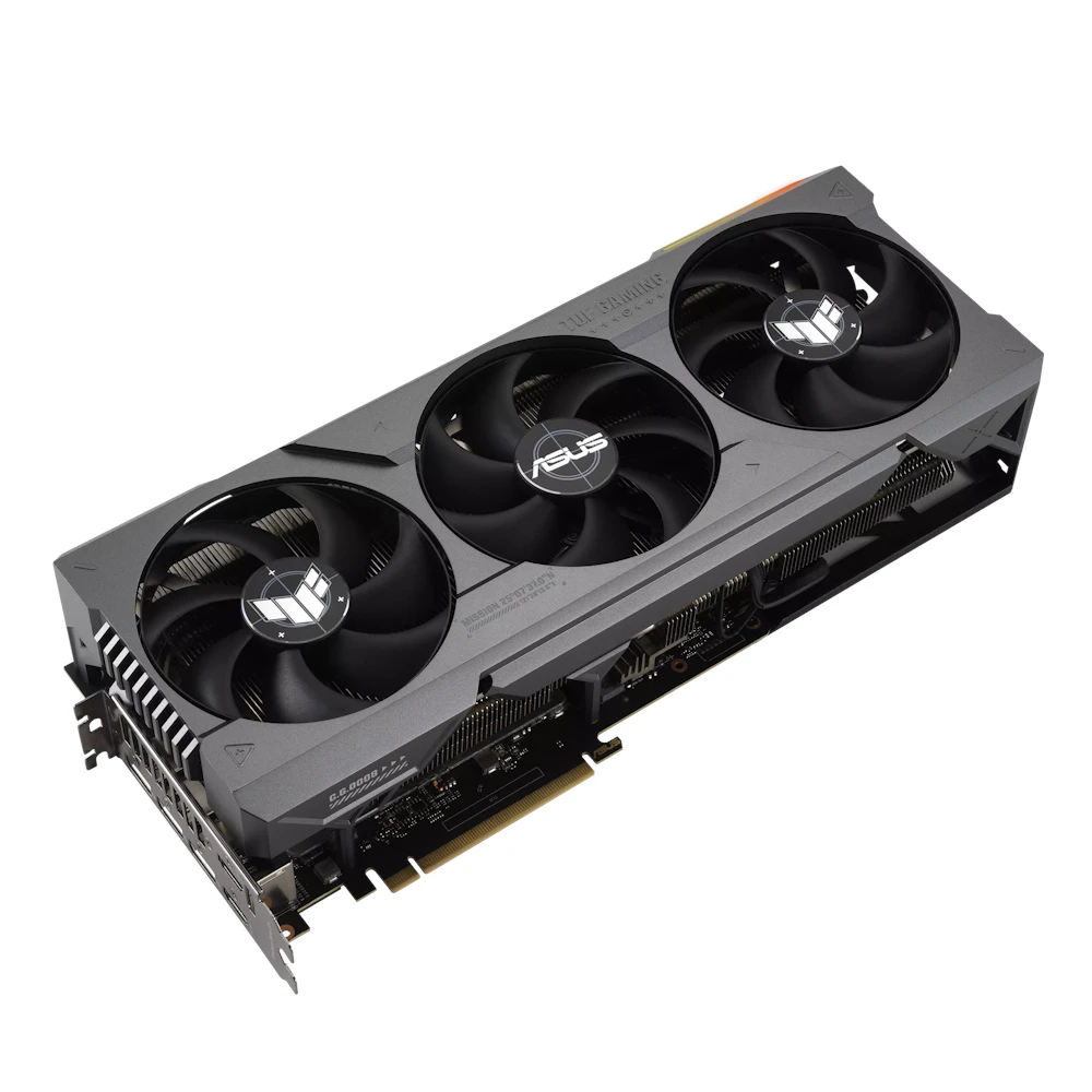 A large main feature product image of EX-DEMO ASUS GeForce RTX 4090 TUF Gaming OC 24GB GDDR6X
