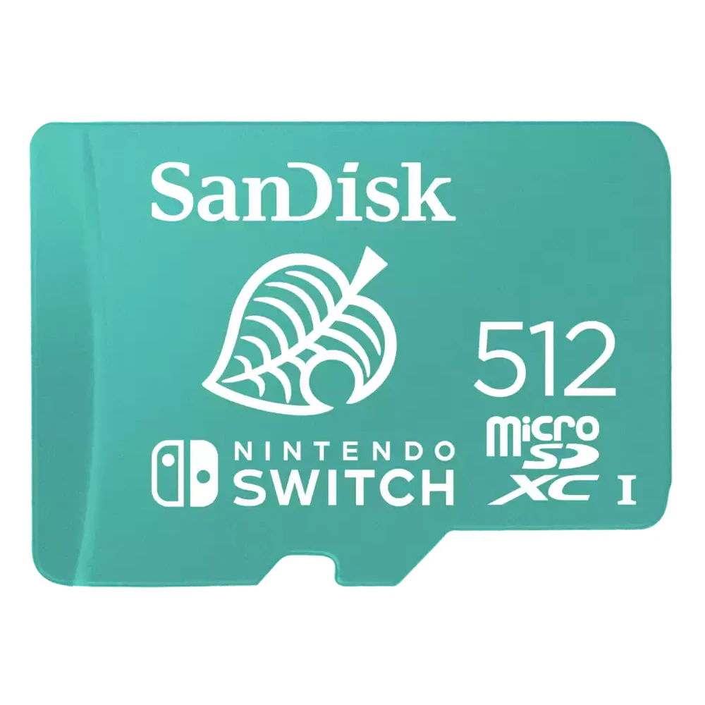 A large main feature product image of SanDisk Nintendo Switch microSDXC UHS-I microSD Card - 512GB
