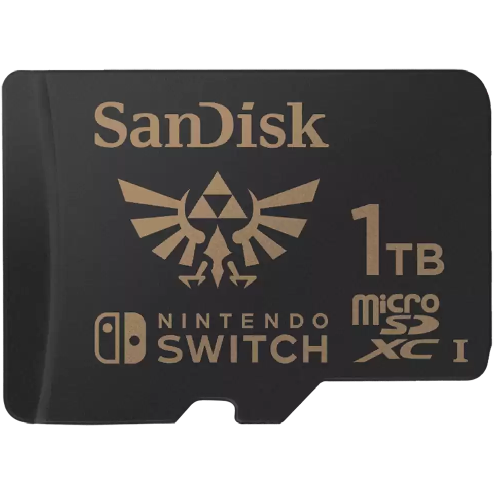 A large main feature product image of SanDisk Nintendo Switch microSDXC UHS-I microSD Card - 1TB