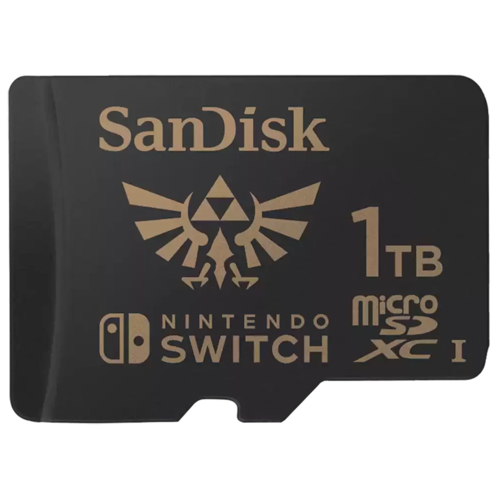 A large main feature product image of SanDisk Nintendo Switch microSDXC UHS-I microSD Card - 1TB