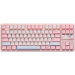 A product image of Qwertykeys QK80Mk2 Custom Wireless Mechanical Keyboard - Spray-coated Pink