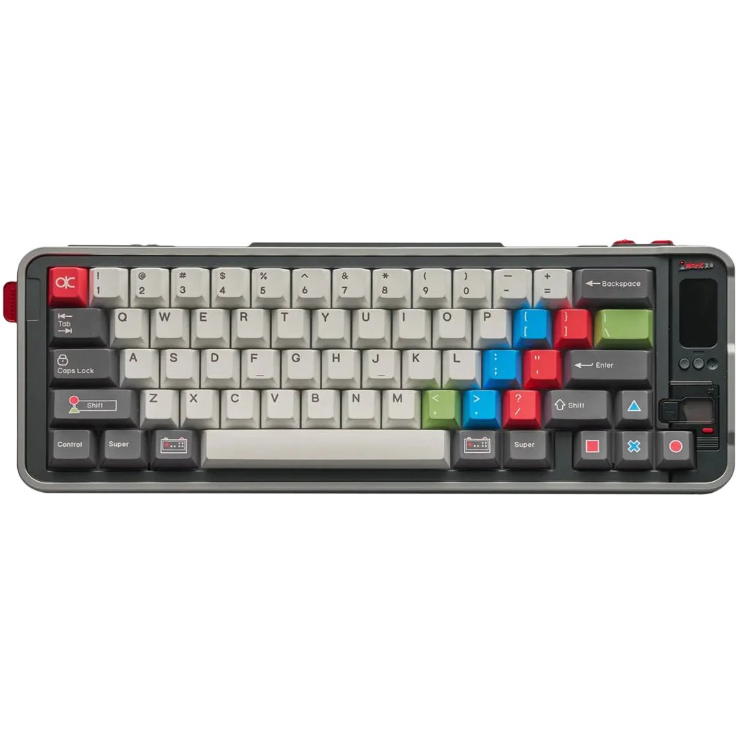 A large main feature product image of Qwertykeys QK65 MK3 Prebuilt Wireless Mechanical Keyboard - Imp