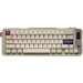 A product image of Qwertykeys QK65 MK3 Prebuilt Wireless Mechanical Keyboard - Retro Console