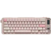 A product image of Qwertykeys QK65 MK3 Prebuilt Wireless Mechanical Keyboard - White Peach