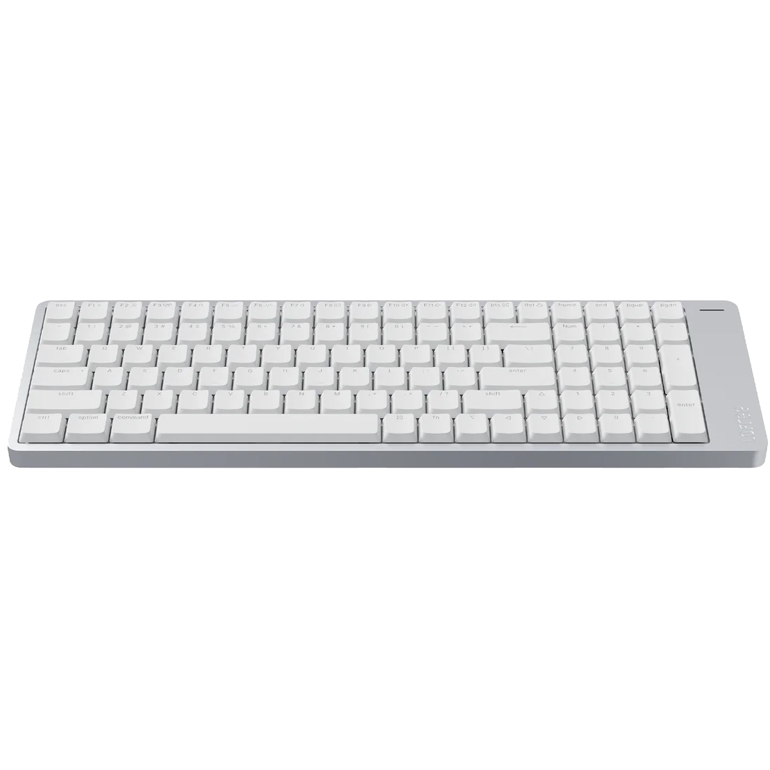 A large main feature product image of Lofree FLOW 2 100 Low-Profile Hot-Swap VIA Wireless Mechanical Keyboard - Silver