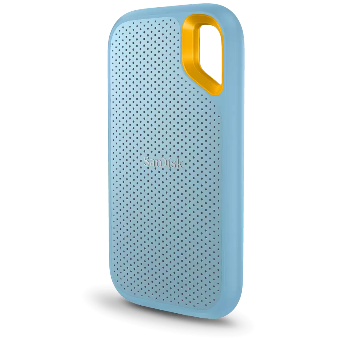 A large main feature product image of SanDisk Extreme Portable SSD - Sky Blue 1TB