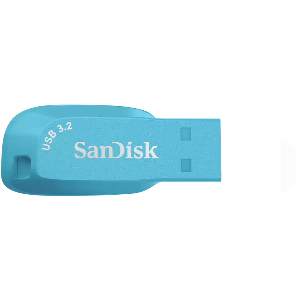 A large main feature product image of SanDisk Ultra Shift 128GB USB 3.2 Gen 1 Type-A  Flash Drive - Bachelor Button