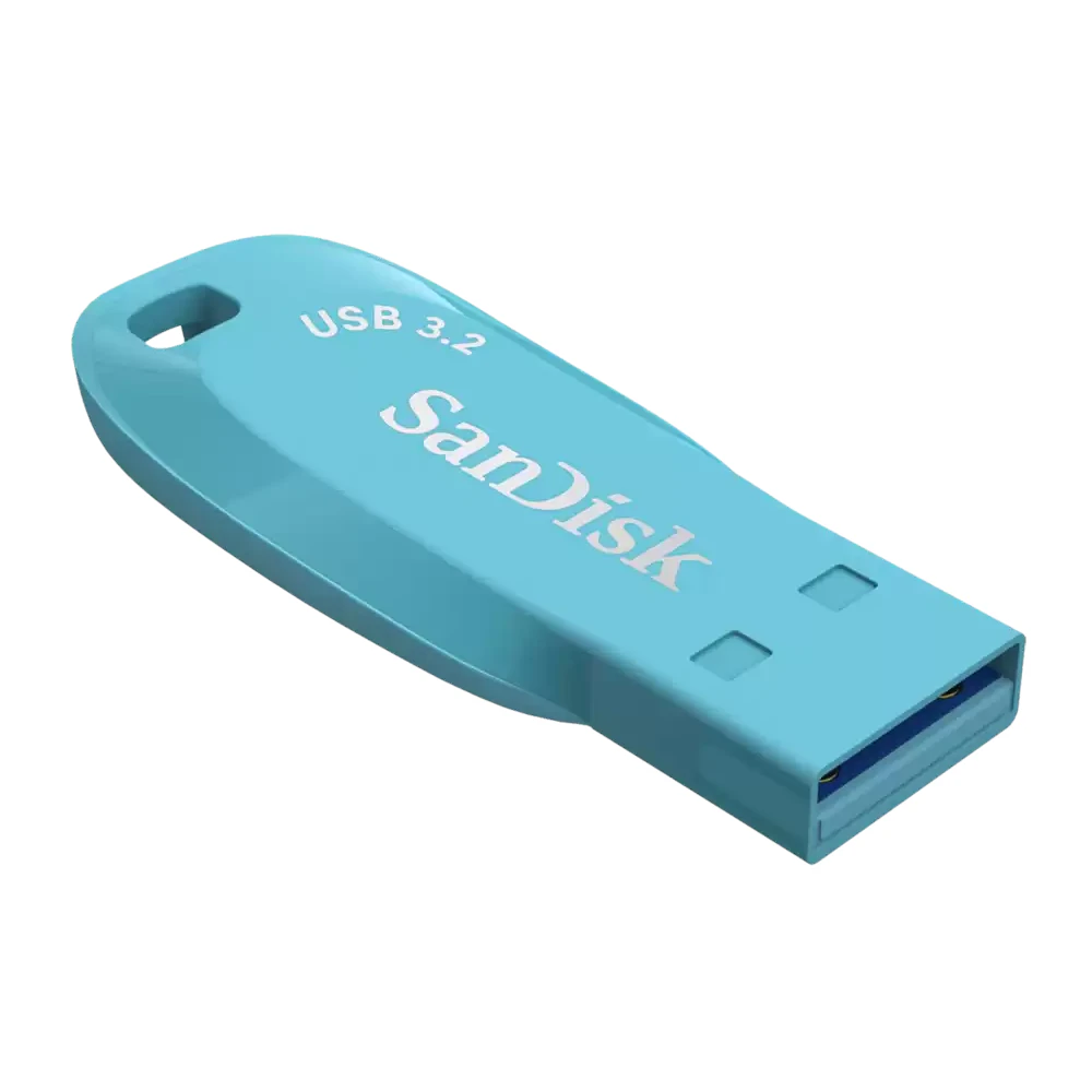 A large main feature product image of SanDisk Ultra Shift 64GB USB 3.2 Gen 1 Type-A Flash Drive - Bachelor Button