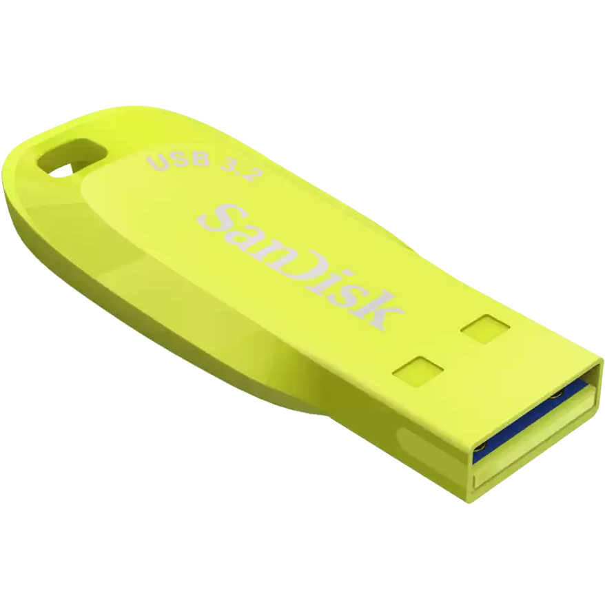 A large main feature product image of SanDisk Ultra Shift 64GB USB 3.2 Gen 1 Type-A Flash Drive - Evening Primrose