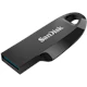 A small tile product image of SanDisk Ultra Curve 128GB USB 3.2 Gen 1 Type-A Flash Drive - Black