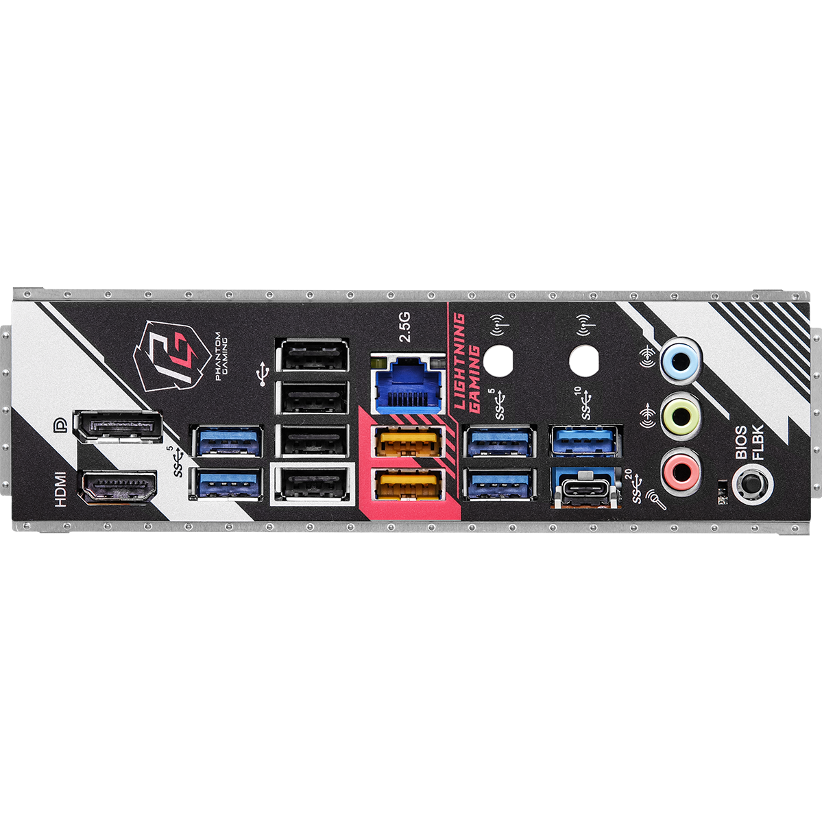 A large main feature product image of EX-DEMO ASRock X670E PG Lightning AM5 ATX Desktop Motherboard