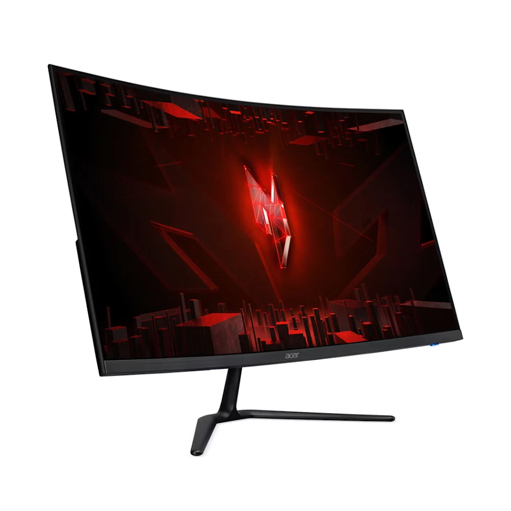 A large main feature product image of EX-DEMO Acer Nitro ED320Q W0 - 32" Curved 1080p 240Hz VA Gaming Monitor