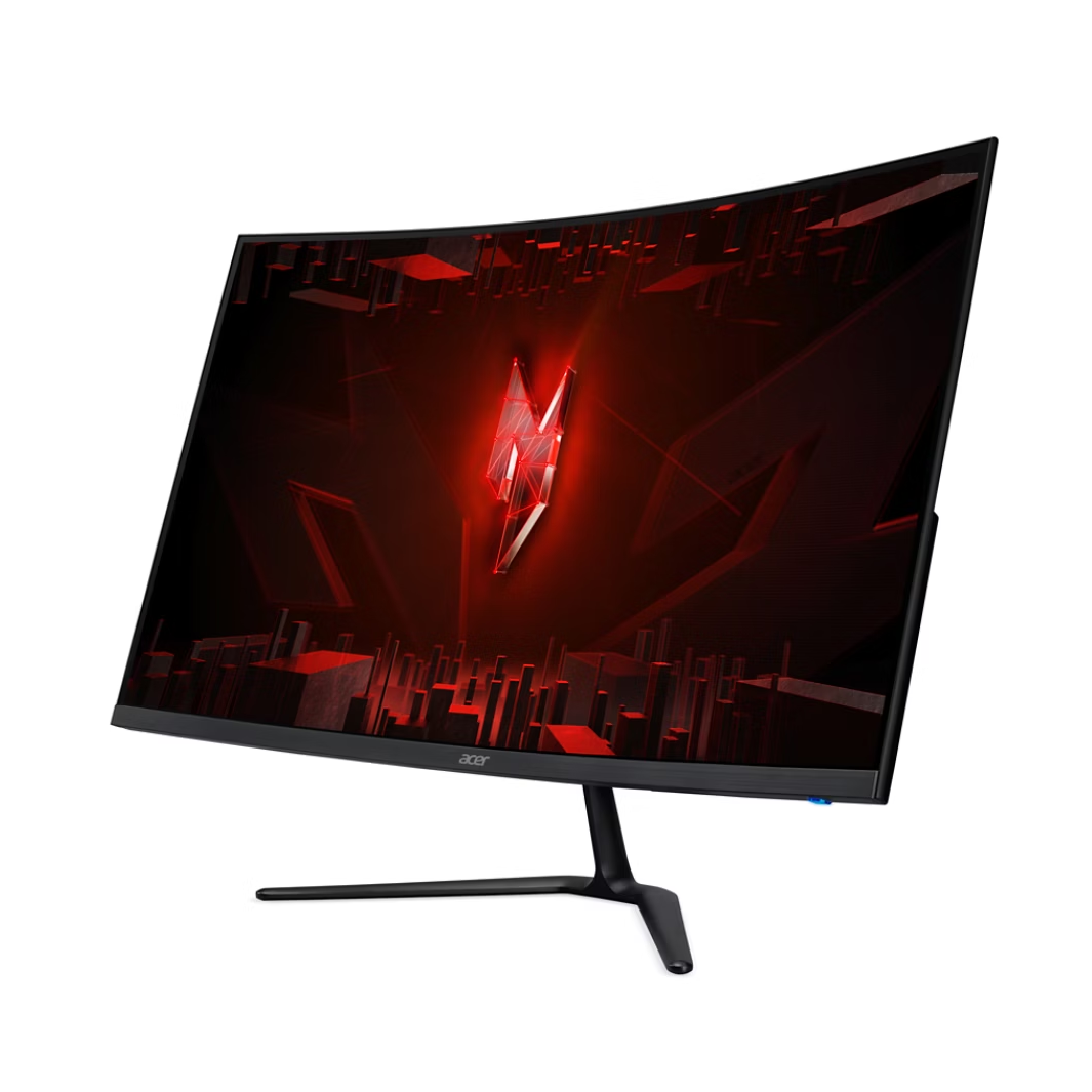 A large main feature product image of EX-DEMO Acer Nitro ED320Q W0 - 32" Curved 1080p 240Hz VA Gaming Monitor