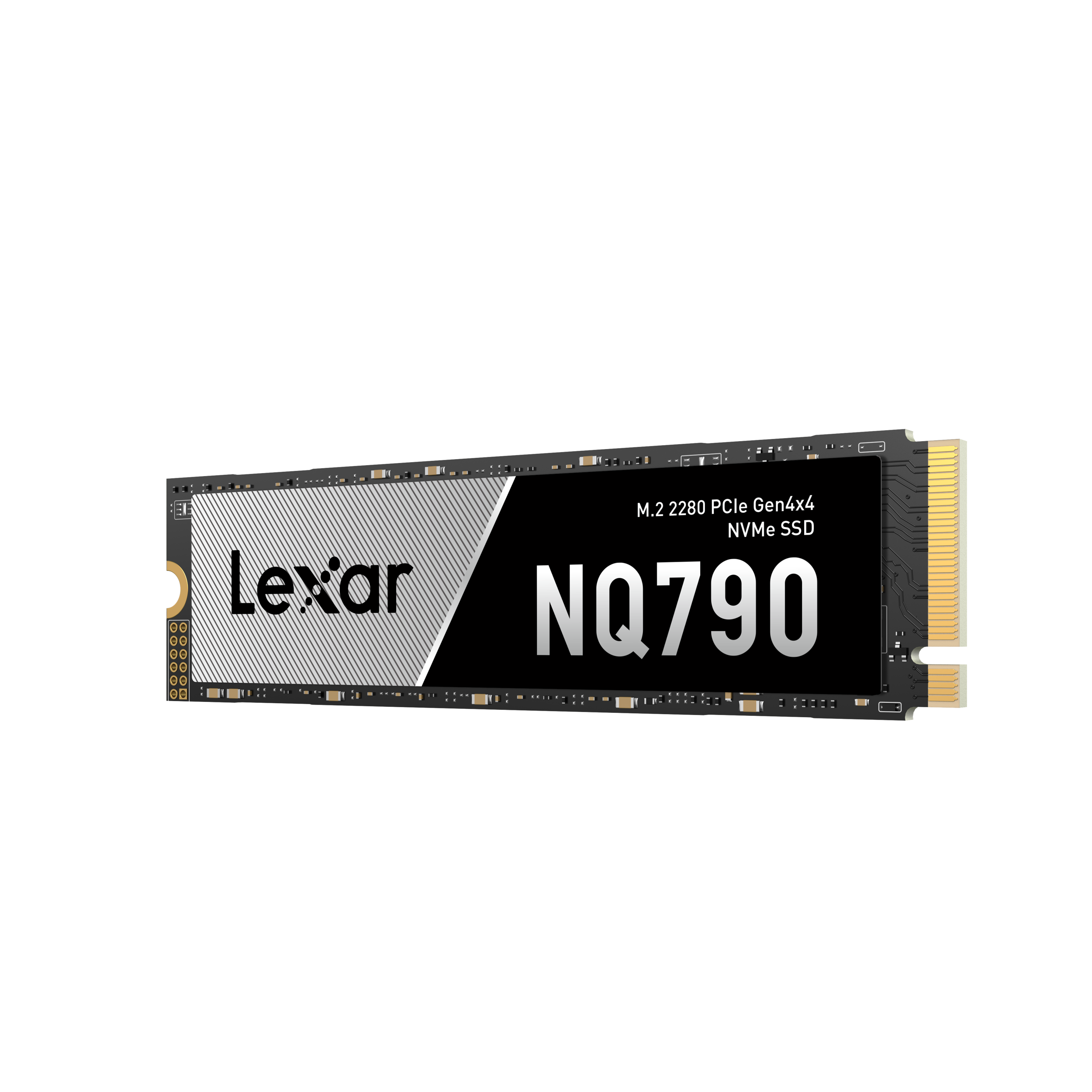 A large main feature product image of EX-DEMO Lexar NQ790 PCIe Gen4 NVMe M.2 SSD - 2TB