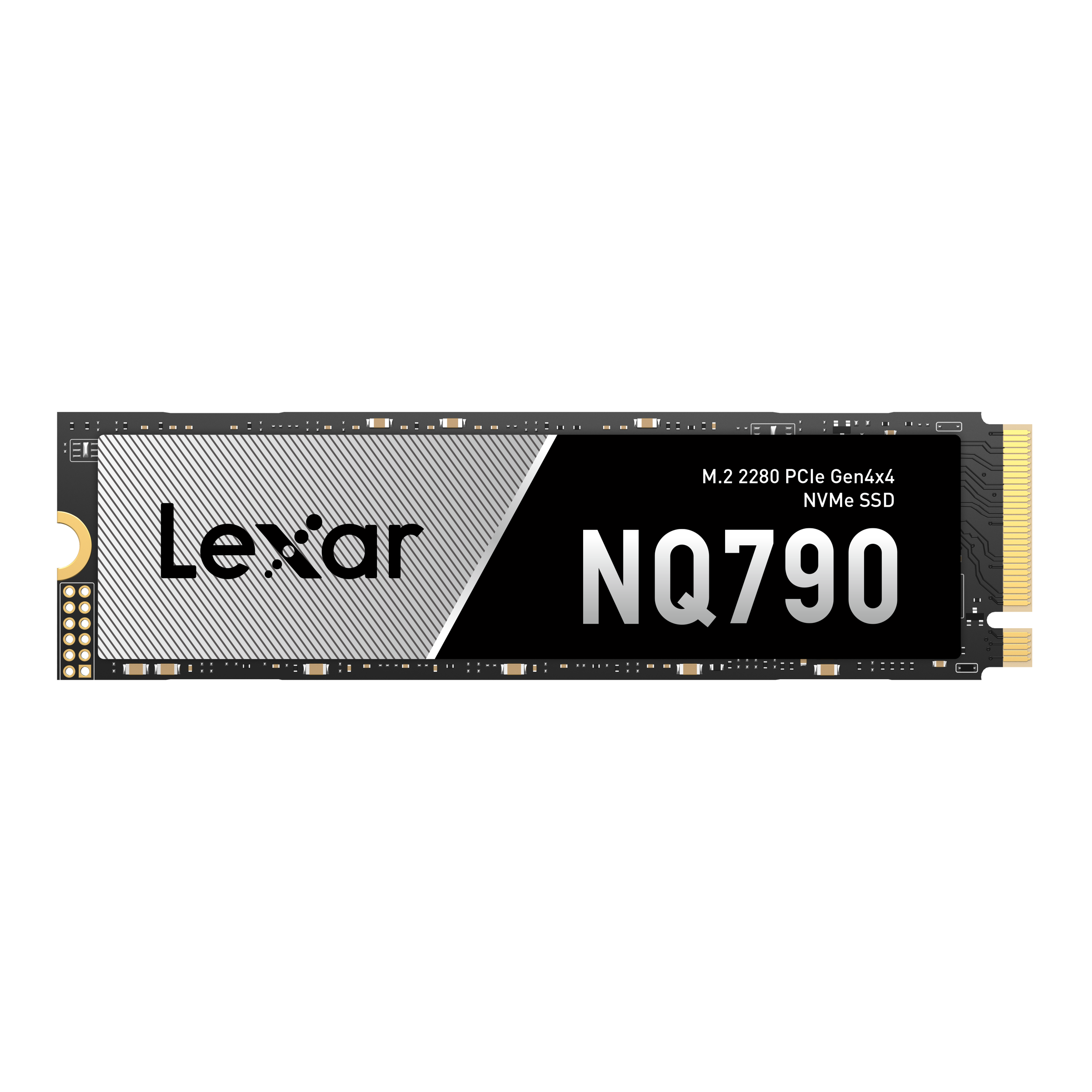 A large main feature product image of EX-DEMO Lexar NQ790 PCIe Gen4 NVMe M.2 SSD - 2TB