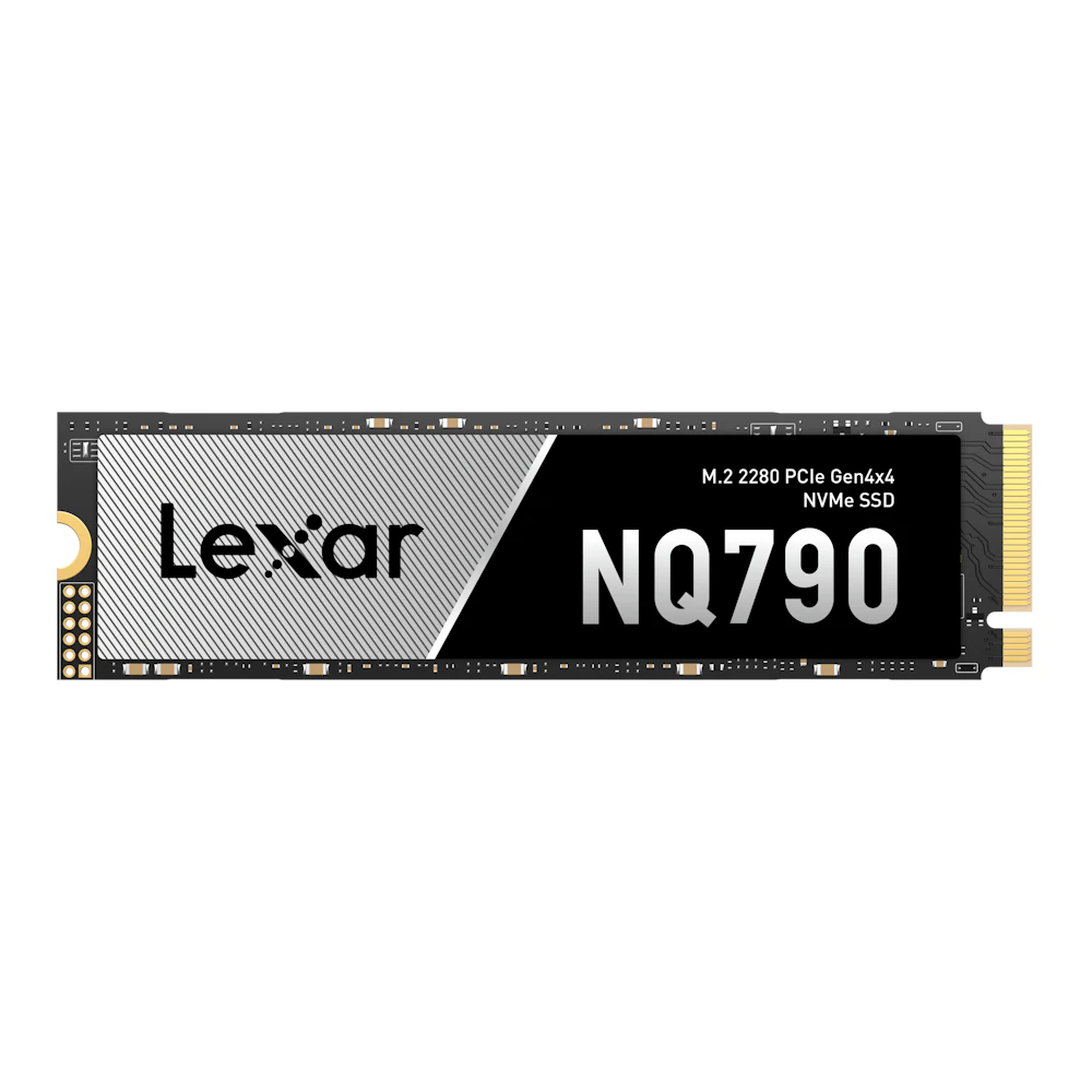 A large main feature product image of EX-DEMO Lexar NQ790 PCIe Gen4 NVMe M.2 SSD - 2TB