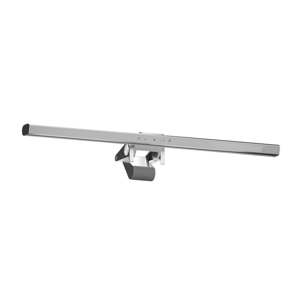 A large main feature product image of EX-DEMO ALOGIC Illuminate USB-C Light Bar with 4K UHD Webcam - Silver