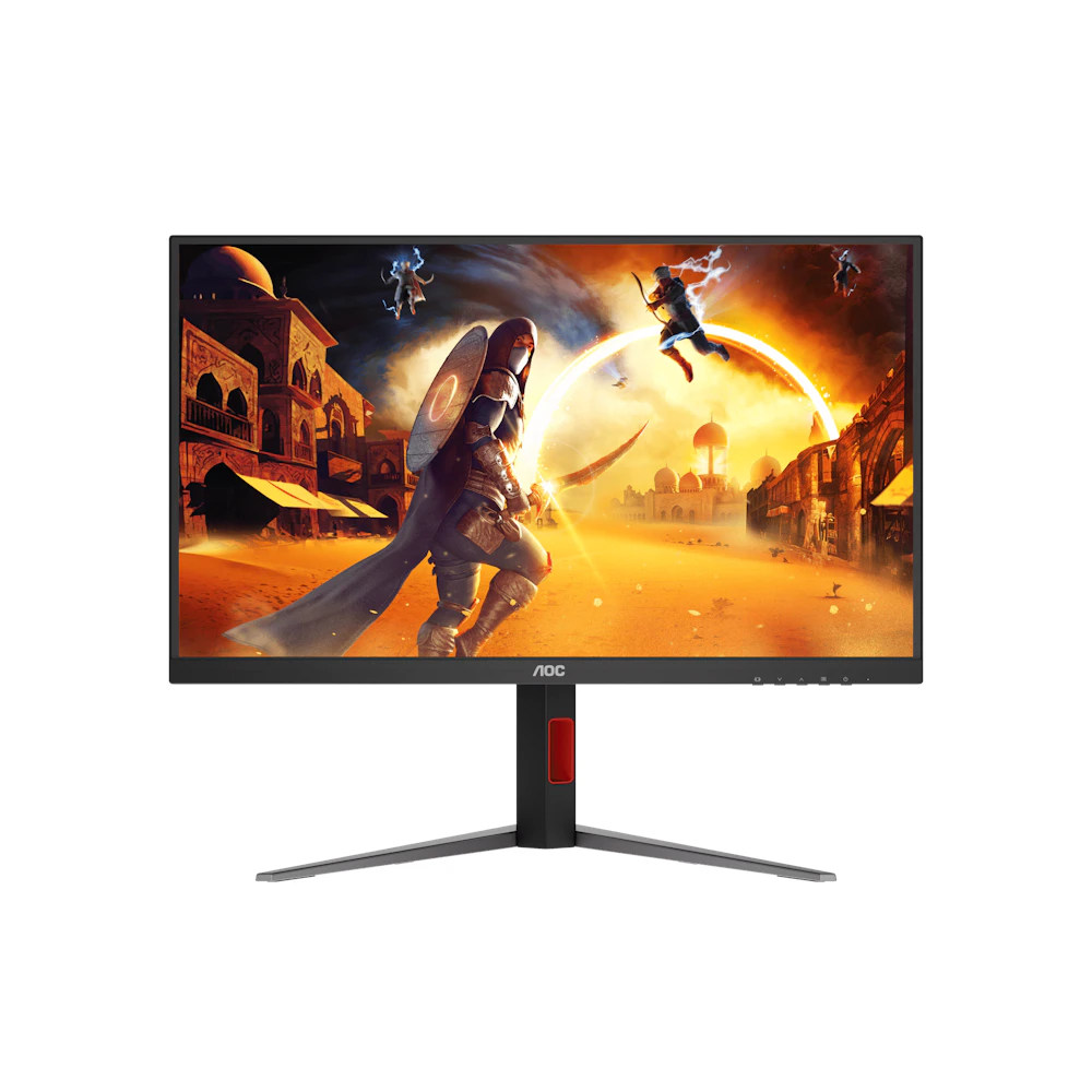A large main feature product image of EX-DEMO AOC Gaming U27G42 - 27" 4K 2160p 160Hz 0.5ms Fast IPS Monitor