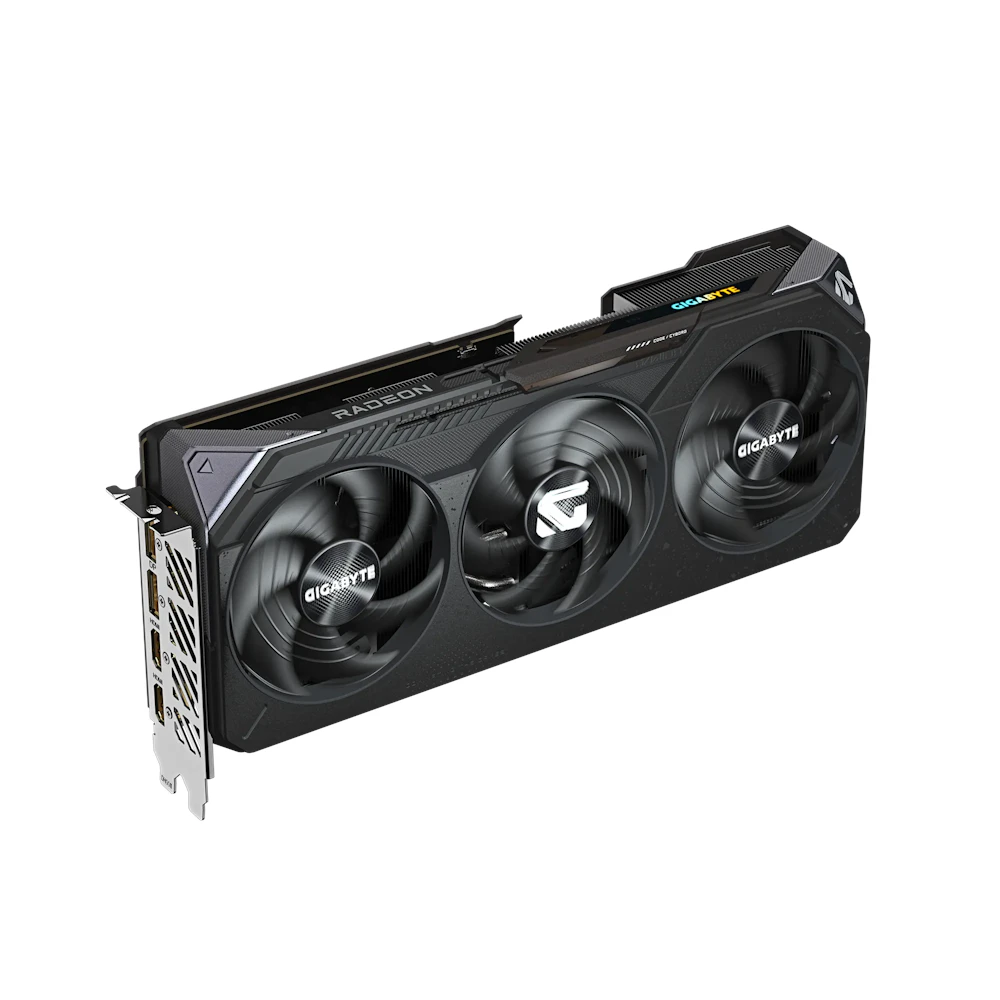A large main feature product image of EX-DEMO Gigabyte Radeon RX 9070 Gaming OC 16GB GDDR6