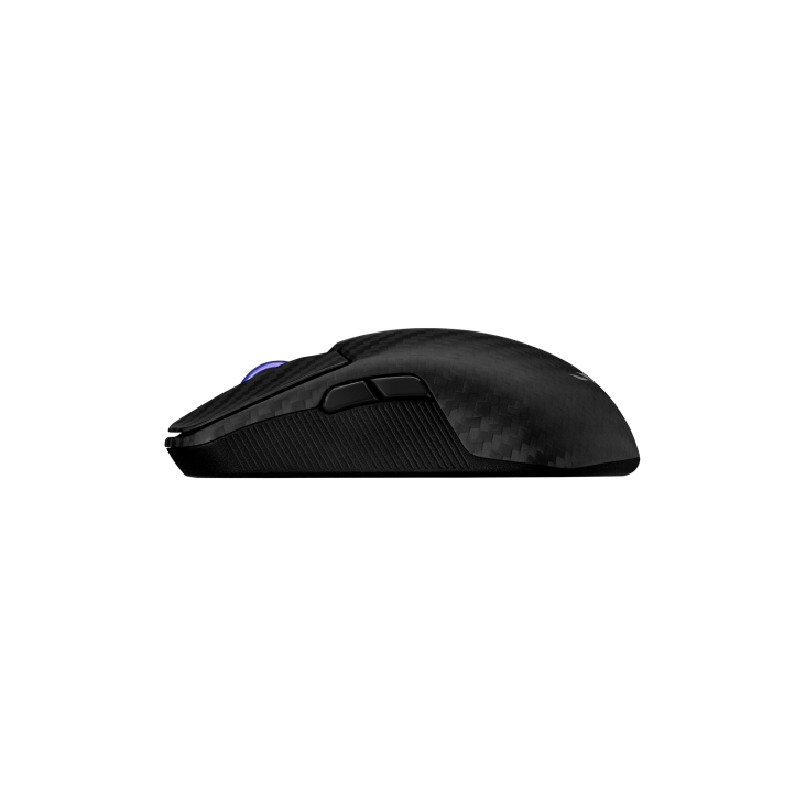 A large main feature product image of EX-DEMO ASUS ROG Harpe Ace Extreme 47g Lightweight Wireless Gaming Mouse