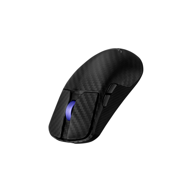 A large main feature product image of EX-DEMO ASUS ROG Harpe Ace Extreme 47g Lightweight Wireless Gaming Mouse