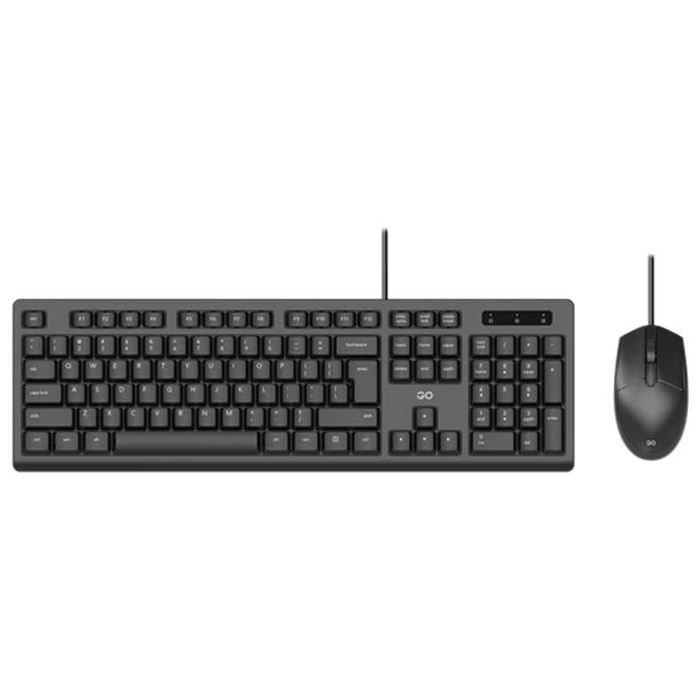 A large main feature product image of Fantech GO KM101 Full size Office Silent Wired Keyboard and Mouse Combo