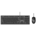 A product image of Fantech GO KM101 Full size Office Silent Wired Keyboard and Mouse Combo