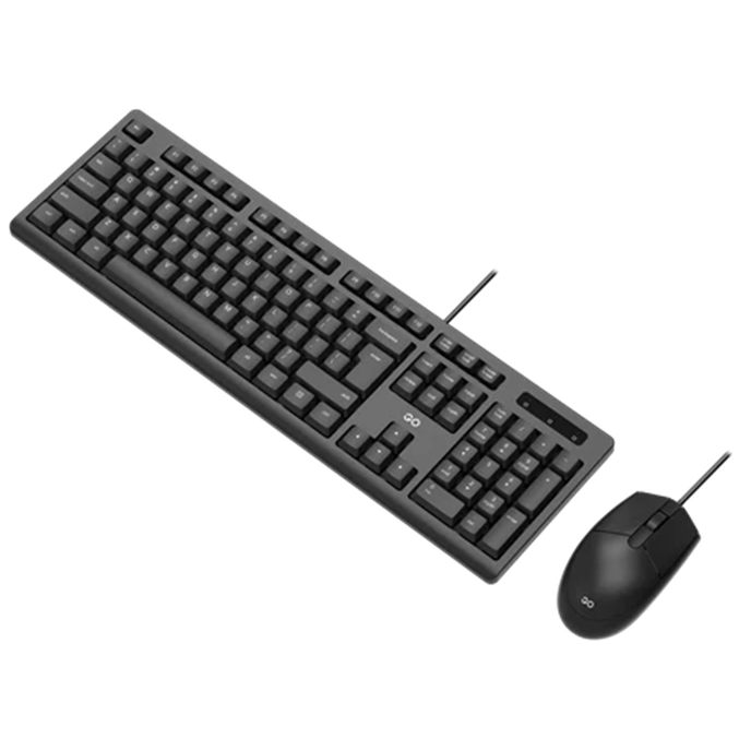 A large main feature product image of Fantech GO KM101 Full size Office Silent Wired Keyboard and Mouse Combo