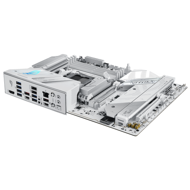 A large main feature product image of ASUS ROG Strix B850-A Gaming WiFi7 Neo AM5 ATX Desktop Motherboard