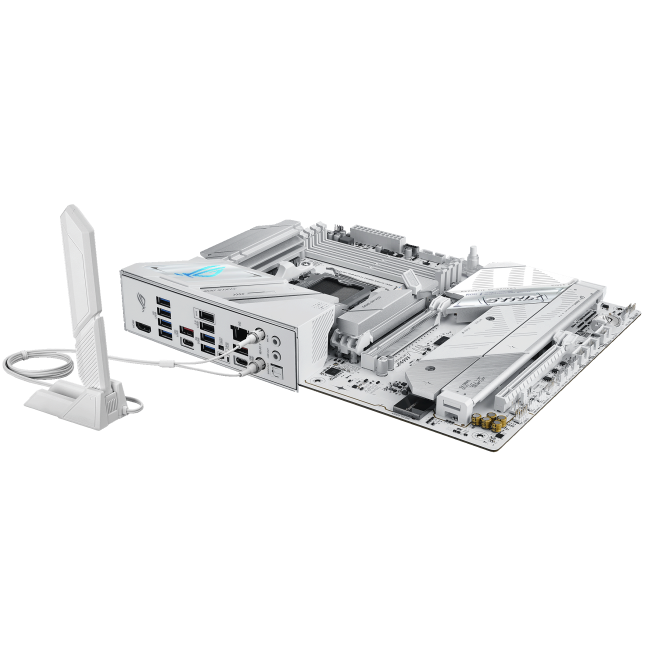 A large main feature product image of ASUS ROG Strix B850-A Gaming WiFi7 Neo AM5 ATX Desktop Motherboard