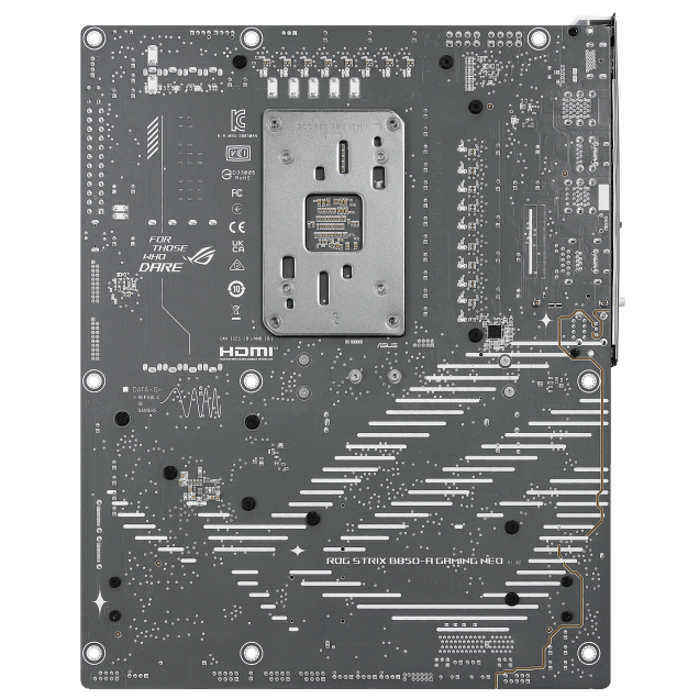 A large main feature product image of ASUS ROG Strix B850-A Gaming WiFi7 Neo AM5 ATX Desktop Motherboard