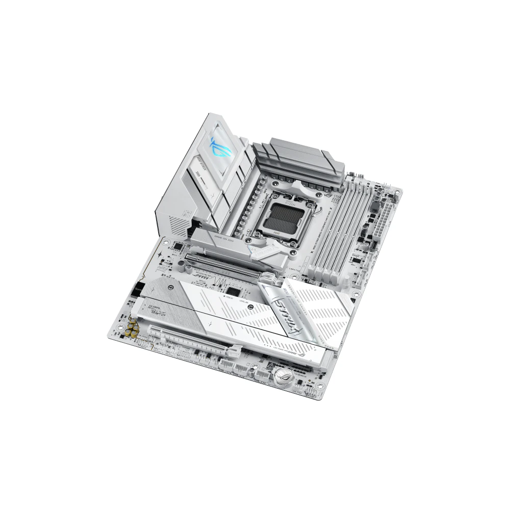 A large main feature product image of ASUS ROG Strix B850-A Gaming WiFi7 Neo AM5 ATX Desktop Motherboard