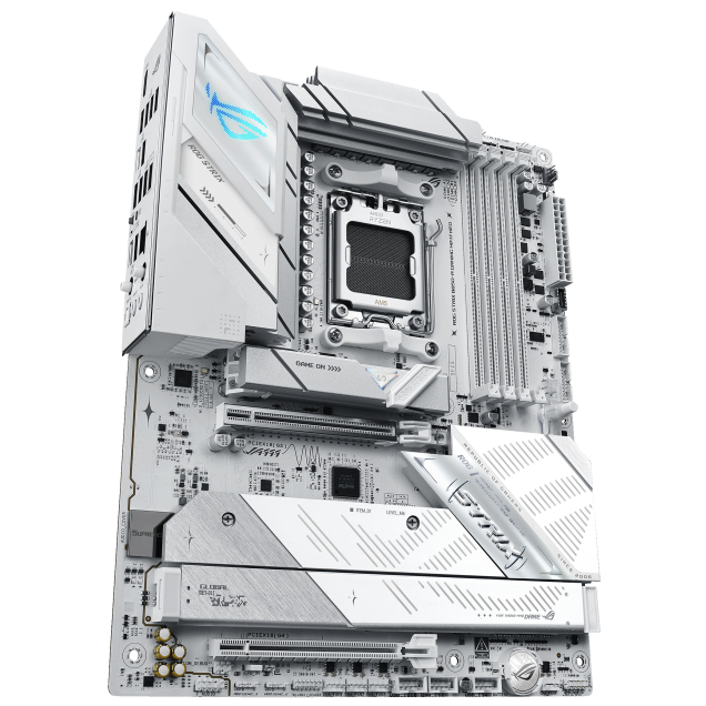A large main feature product image of ASUS ROG Strix B850-A Gaming WiFi7 Neo AM5 ATX Desktop Motherboard