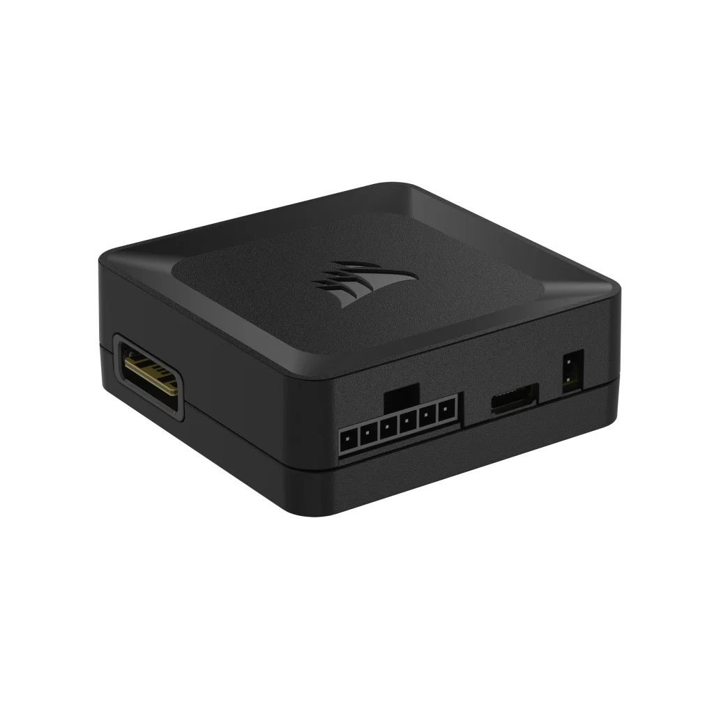 A large main feature product image of EX-DEMO Corsair iCUE LINK System Hub