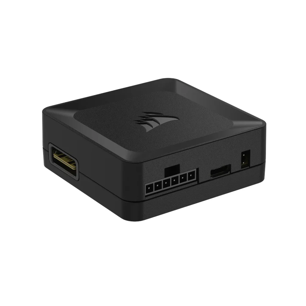 A large main feature product image of EX-DEMO Corsair iCUE LINK System Hub