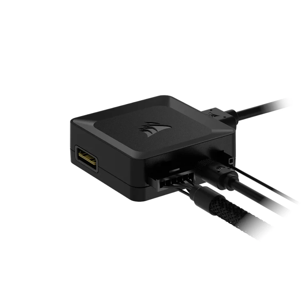 A large main feature product image of EX-DEMO Corsair iCUE LINK System Hub