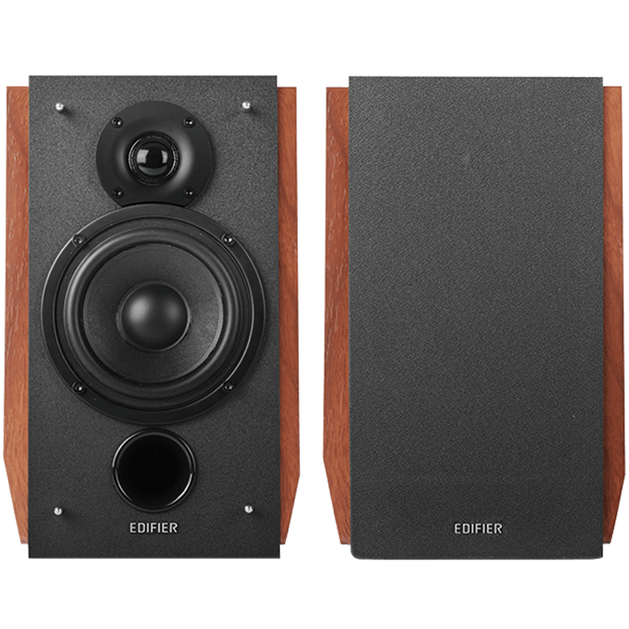A large main feature product image of Edifier R1700BTS Bluetooth Bookshelf Studio Speakers (Brown)