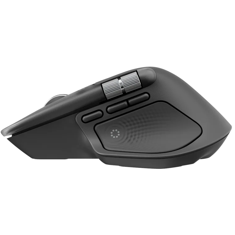 A large main feature product image of EX-DEMO Logitech MX Master 4 High-Performance Wireless Mouse (Graphite)
