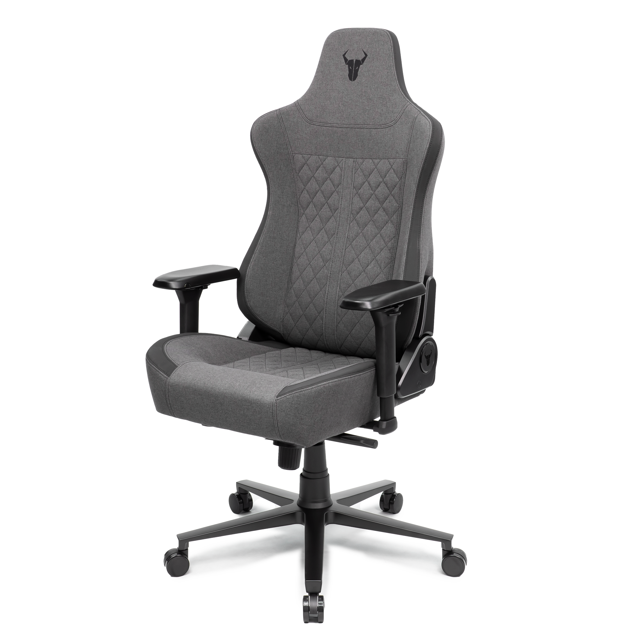 A large main feature product image of EX-DEMO BattleBull Crosshair XL Gaming Chair - Dark Grey Weave